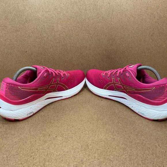 Asics Womens Gel-Kayano 28 Running Shoes Fuchsia Red US 10.5 Lightweight - Picture 5 of 8